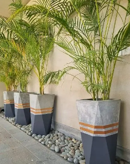 Planters and pots Concrete mixed