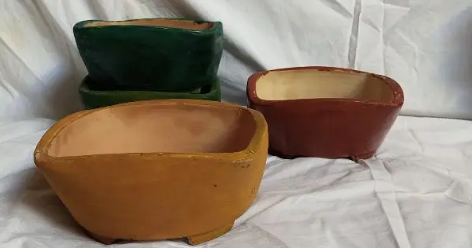 Bonsai clay pots