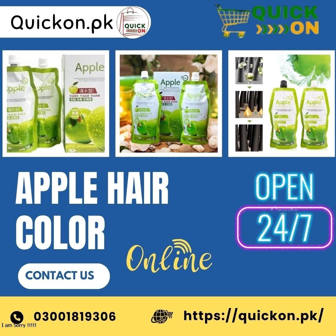 Apple Hair Color Shades & Prices in Pakistan | 03001819306