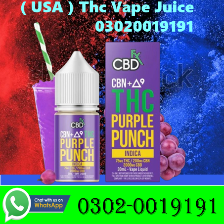 THC Vape Juice Purple Punch In Karachi ( 03020019191 )