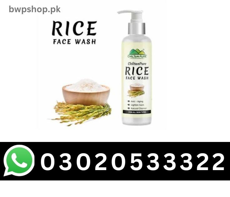 Rice Face Wash Acts As A Natural Cleanser In Pakistan | 03020533322 | Order Now