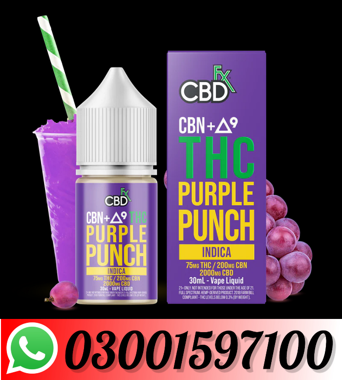 New THC Vape Juice Purple Punch In Pakistan - 03001597100