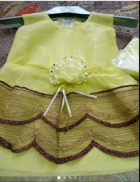 Baby Girl Frok/ Fancy Net Frok/ Eid Wearing/ Kid clothes/ Baby Clothes