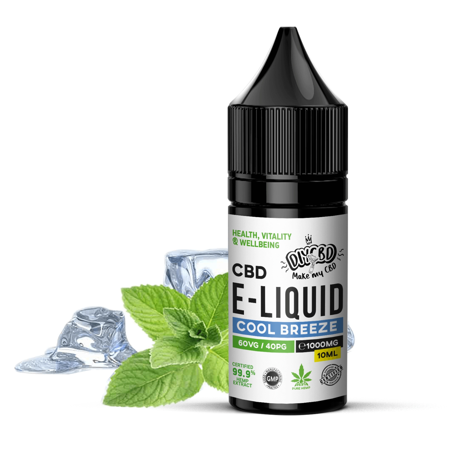 CBD ELIQUID- 1000MG Cool Breeze 10ML & VAPE OIL In Karachi -03001597100