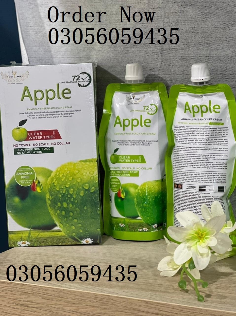 Apple Hair Color 72 Black in Rahim Yar Khan Buy Now - 03056059435