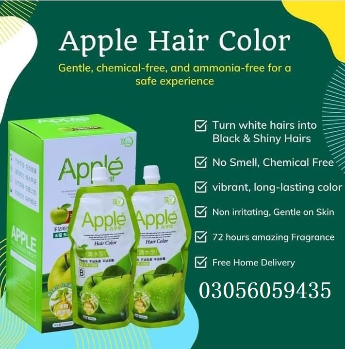 Apple Hair Color 72 Black in Wah Cantonment Buy Now - 03056059435