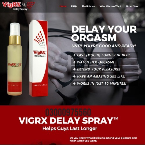 Vigrx Delay Spray Price In Attock Khurd 03000975560 - COD