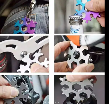 Key chain Bike car Auto spare part tool kit wrench toolkit hardware se