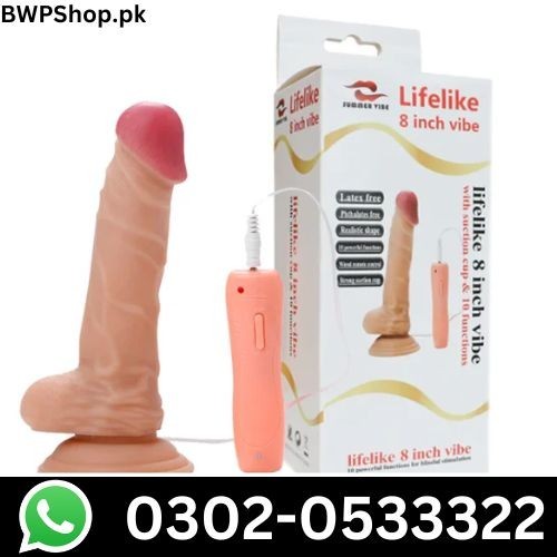 Realistic 360 Rotating Dildo in Pakistan 8inch with Suction Cup for Women | 0302-0533322 | Order Now