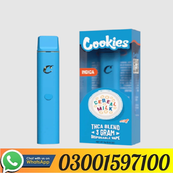 Original Cookies THCa Blend Disposable Vape 3g In Sialkot [ 03001597100 ]