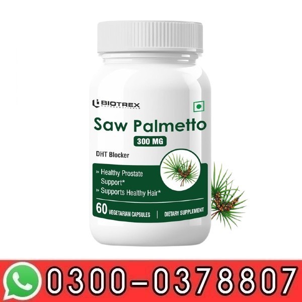 Biotrex Saw Palmetto 300mg 60 Capsules In Kasur - 0300-0378807