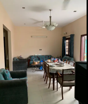 4 bed dd 2nd floor with roof 300 syds portion available for sale at adamjee nagarga