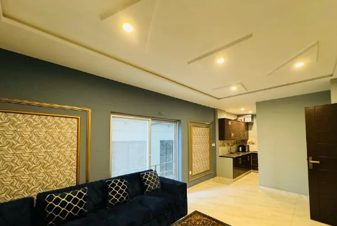 1 BHK Fully Furnished Apartment For SALE Iqbal Block BAHRIA Town Lahore