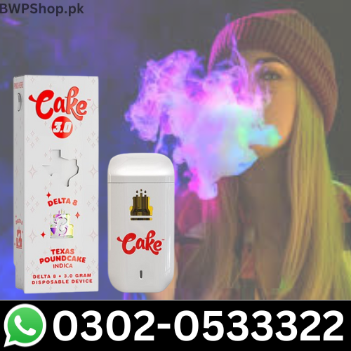 Cake Delta 8 Disposable Vape (3g) | High-Quality Delta-8 THC In Pakistan | 0302-0533322 | Order Now