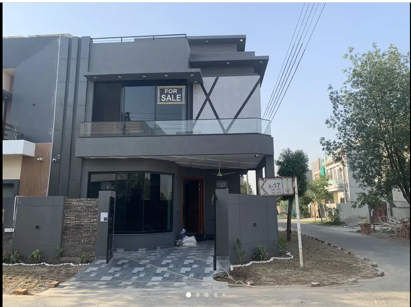 5 MARLA CORNER BRAND NEW HOUSE IN BLOCK "L" IS FOR SALE
