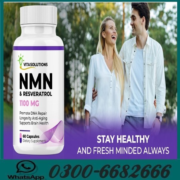 NMN Vita Solutions & Resveratrol 1100mg Suppliment Price In Pakistan 03006682666