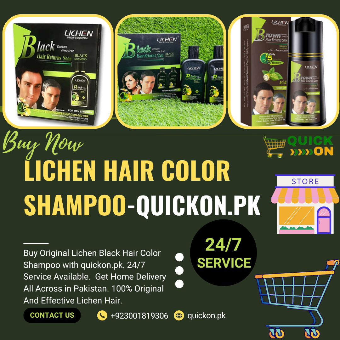 Lichen Hair Color Shampoo Price in Pakistan +923001819306