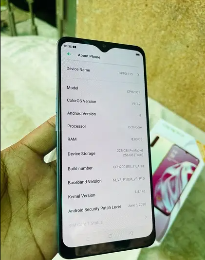 Oppo F15 (8gb/256gb)urgently Sale. 0-3-0-7-4-5-8-8-8-8-6