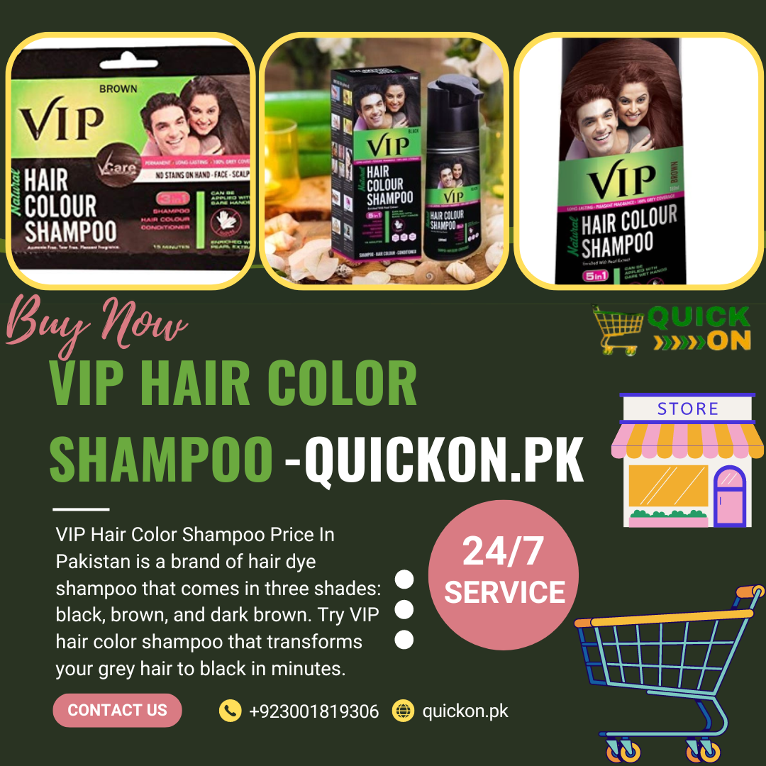 Vip Hair Color Shampoo Price in Pakistan 03001819306