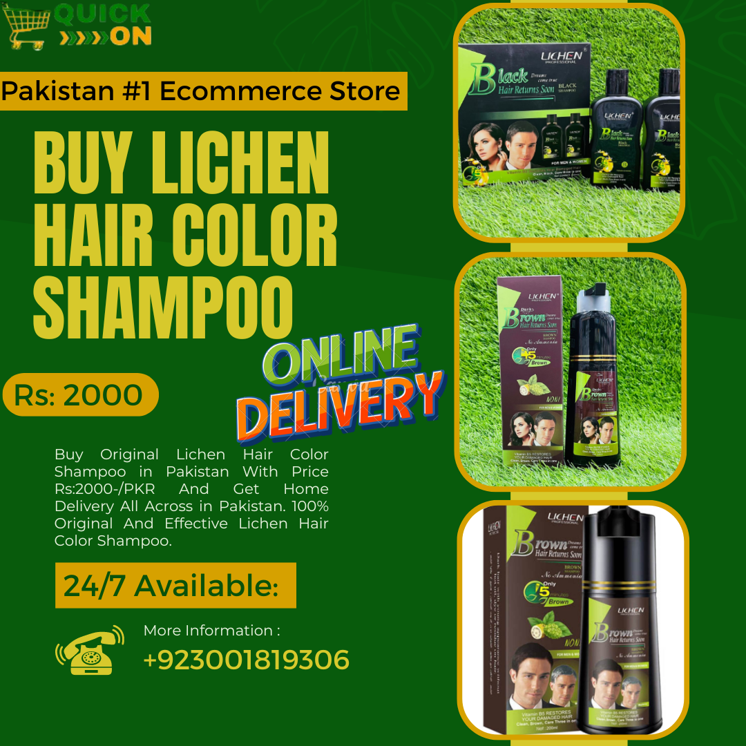 Buy Original Lichen Hair Color Shampoo In Pakistan