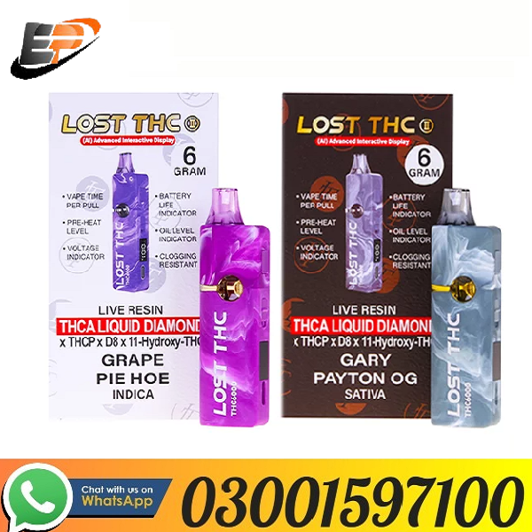 NEW Lost THC THCA Liquid Diamond Disposable | 6g In Pakistan - 03001597100 | Order NOW