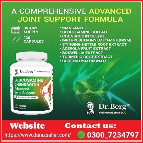 Dr. Berg Glucosamine Chondroitin MSM in Pakistan 0300*7234797 | 100% Orignal