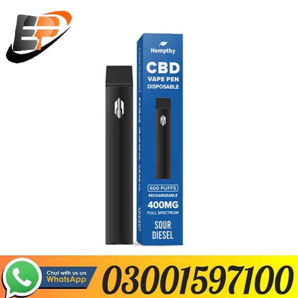 NEW Hempthy 400mg CBD Disposable Vape Price In Lahore - 03001597100 - ETSYPAKISTAN.COM