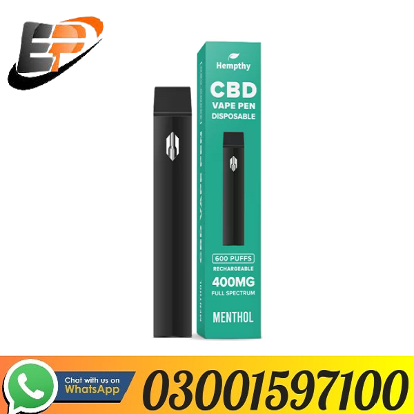 NEW Hempthy 400mg CBD Disposable Vape Price In Lahore - 03001597100 - ETSYPAKISTAN.COM