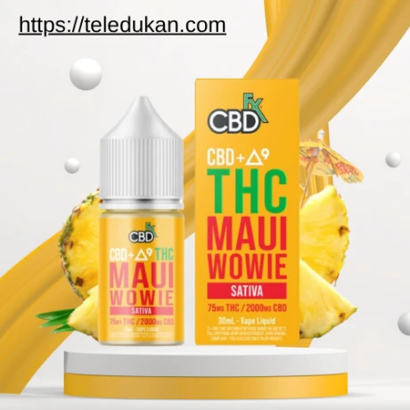 Delta-9 THC + CBD Vape Juice: Maui Wowie (Sativa) In Khanpur