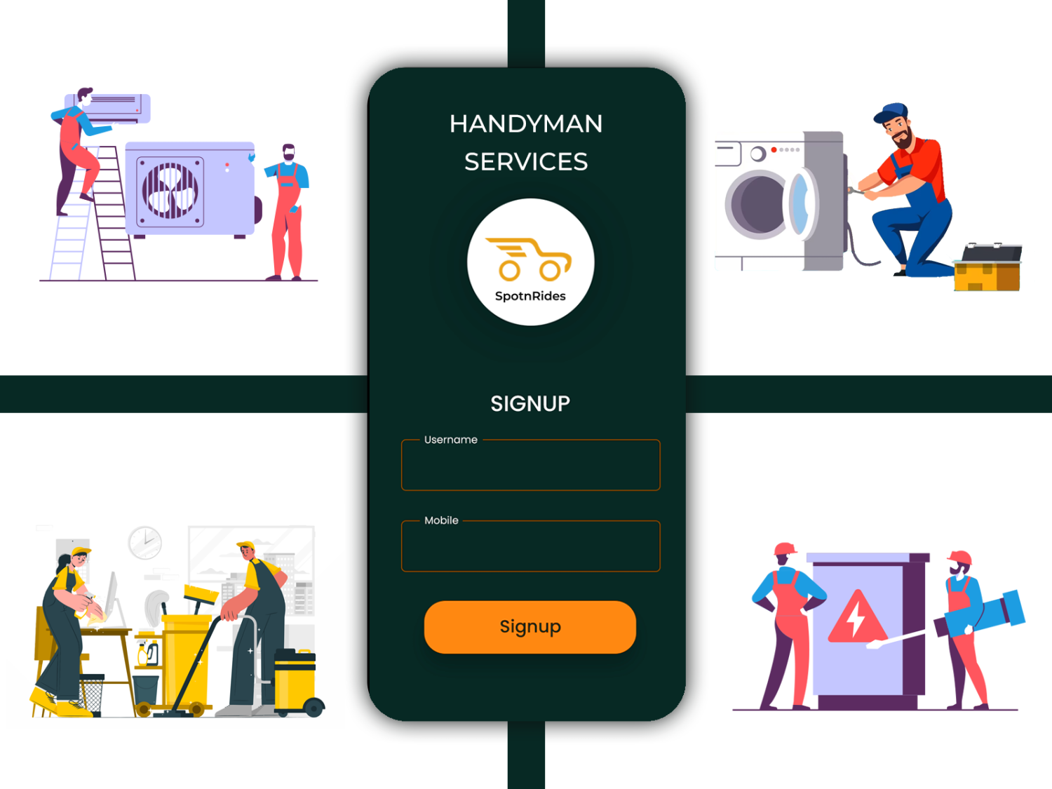 Launch Your Own Uber for X Custom App Development by SpotnRides