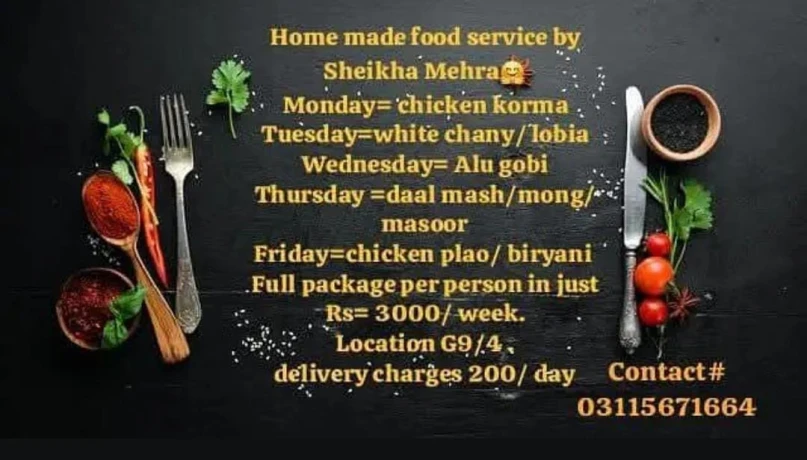 Catering Services in G-9/4 Islamabad