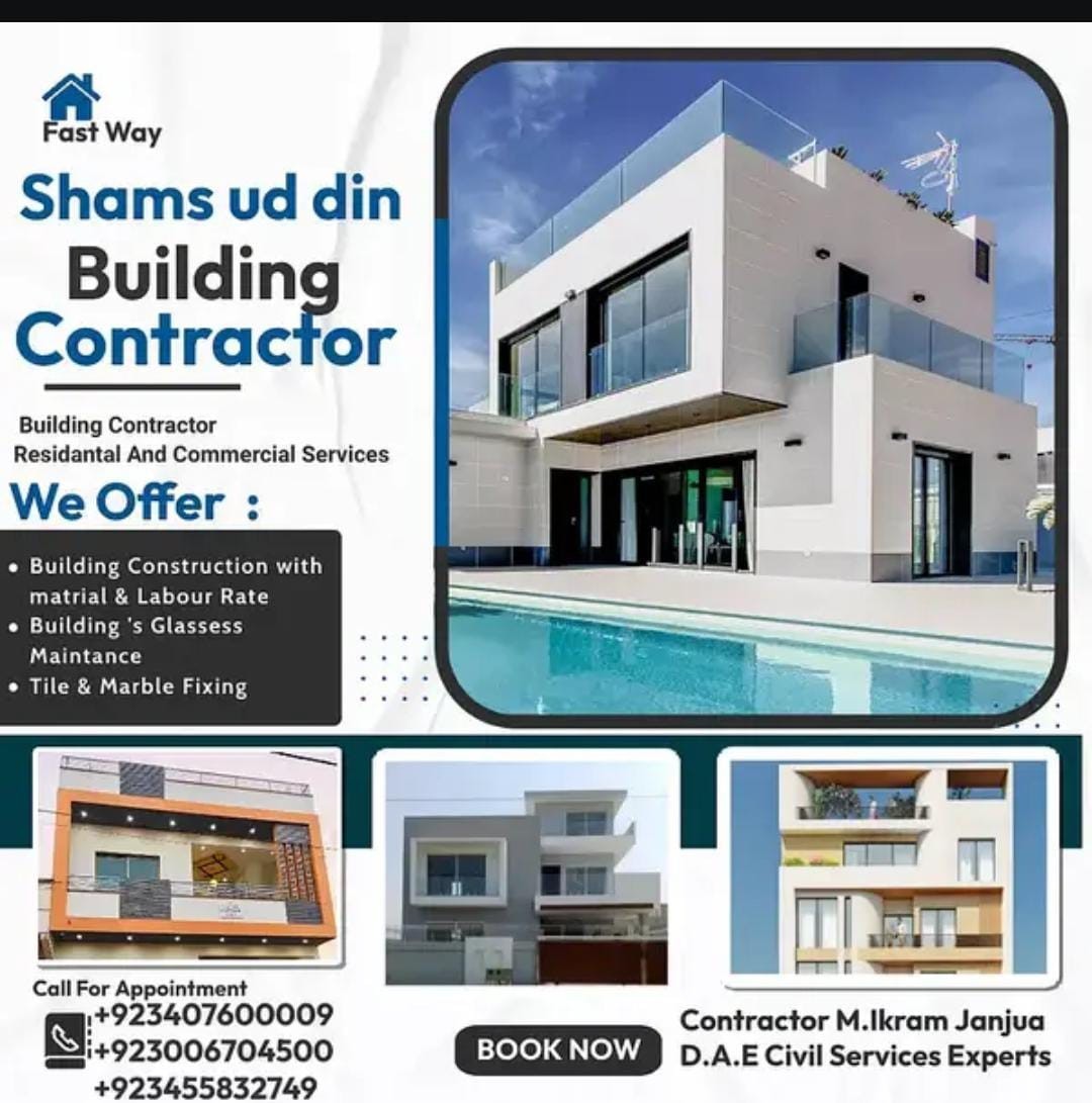 Construction Services in Satelite Town Rawalpindi