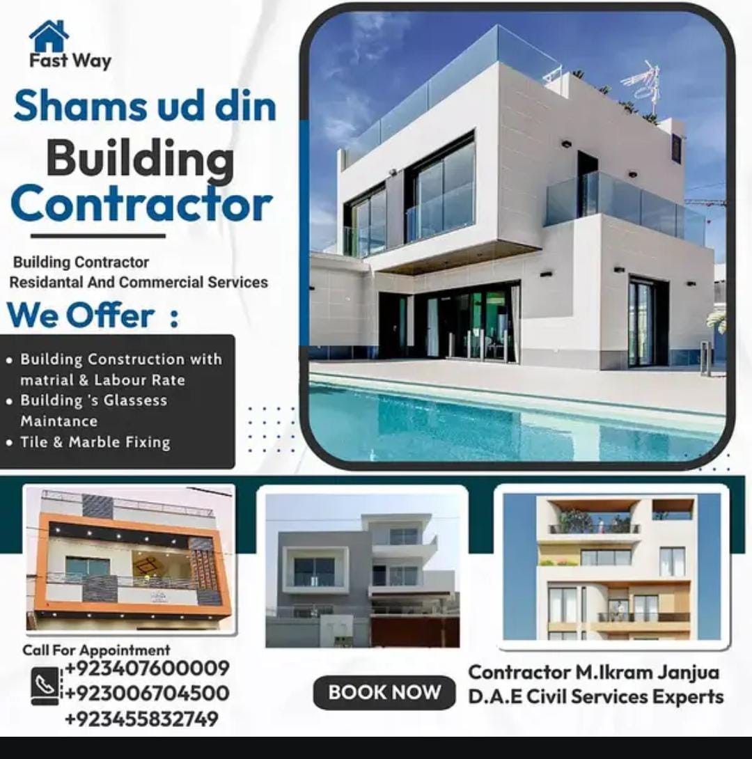 Construction service in I-8 Markaz Islamabad