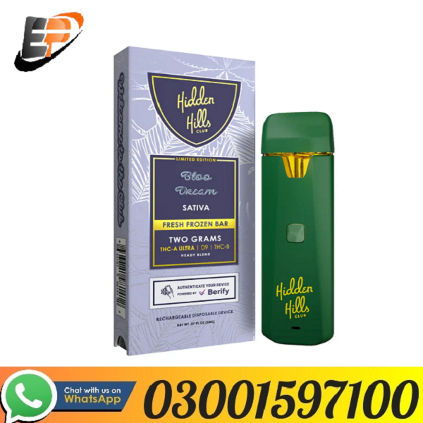 Hidden Hills Live Resin Disposable Vape | 2g Price In Pakistan - 03001597100