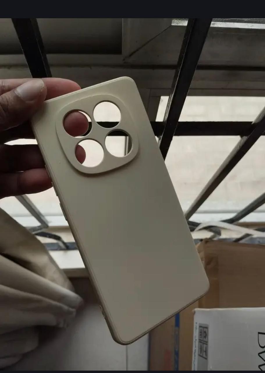 Redmi Note 14 Pro back cover, Beige for sale in karachi