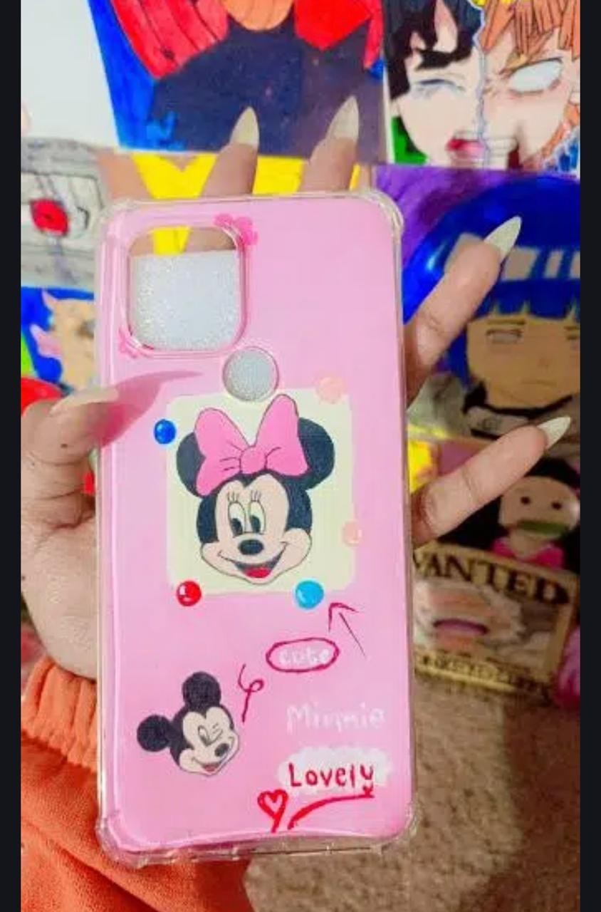 Redmi A2+ mobile cover handmade with jelly case for sale in karachi