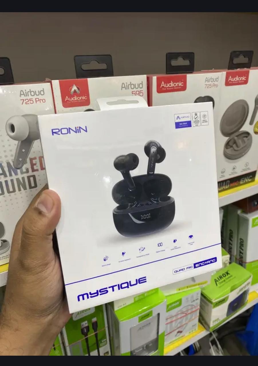 Ronin / Audionic All models earbuds available in best wholesale rate for sale in lahore
