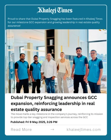 Property Inspection Dubai Trusted Snagging & Inspection Experts ️