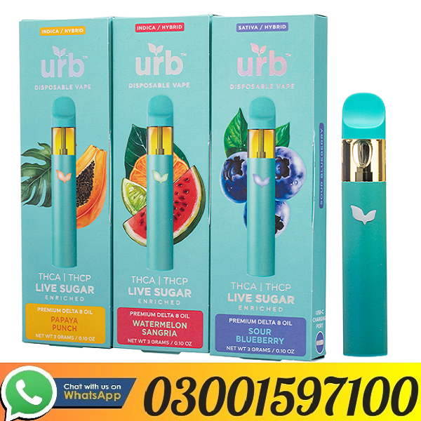 Urb THC Infinity Disposable Vape | 3g In karachi - 03001597100