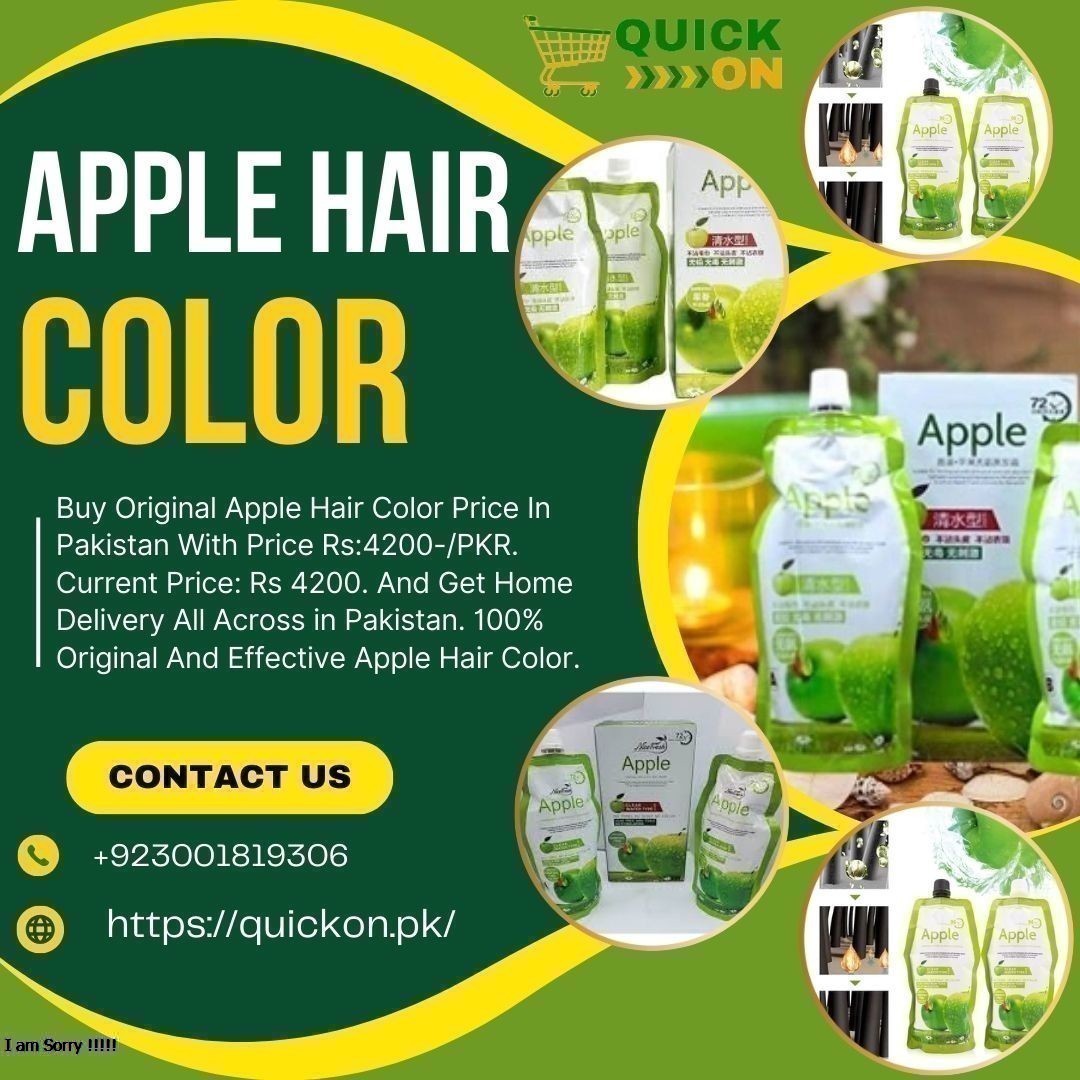 Get Apple Hair Color at Best Rates in Pakistan 03001819306