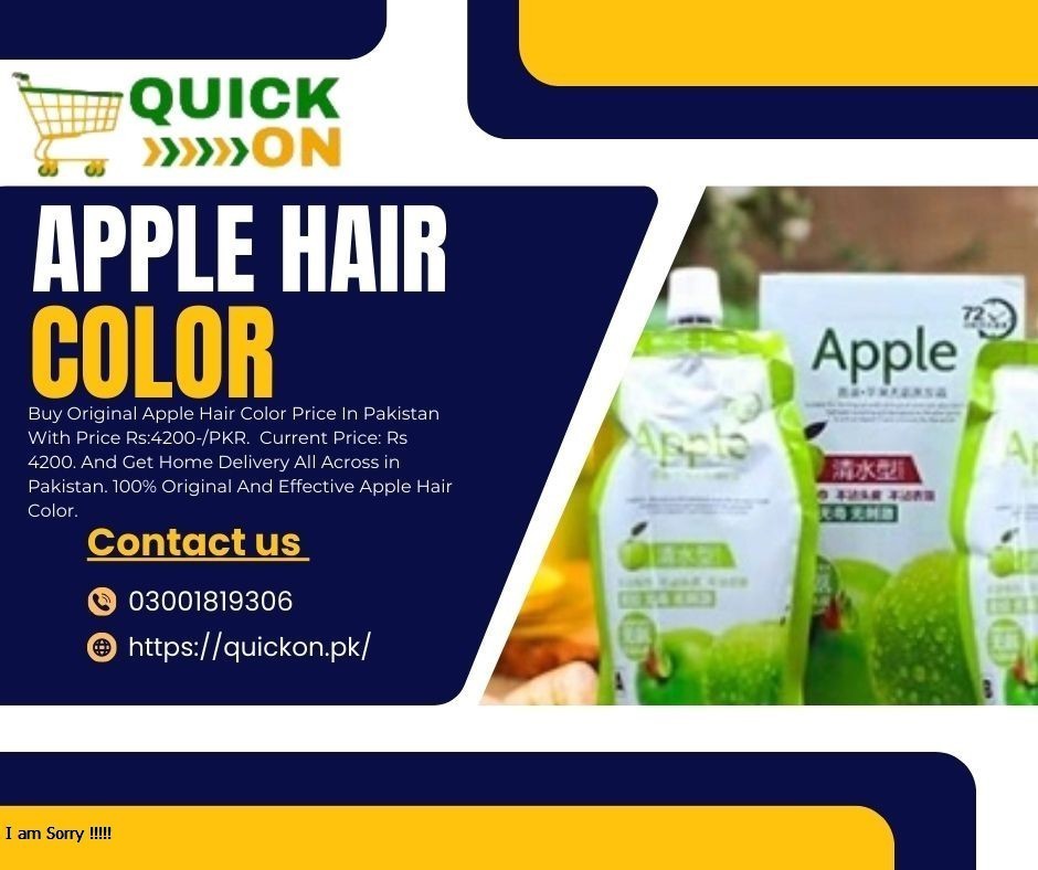 Get Apple Hair Color at Best Rates in Pakistan 03001819306