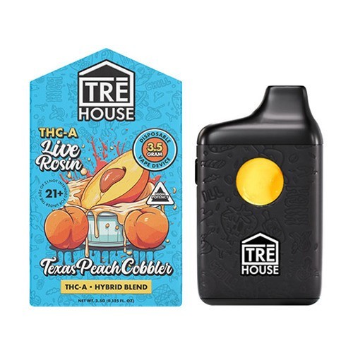 Tre House Live Rosin THCa Disposable Vape 3.5g in Gujranwala