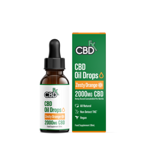 CBD Oil Drops Zesty Orange in Hyderabad