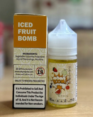 Tokyo Salt Iced Fruit Bomb 30ml Price In Karachi -03001597100