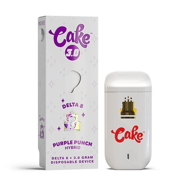 Cake Delta 8 Disposable Vape Purple Punch | 3g In Karachi -03001597100