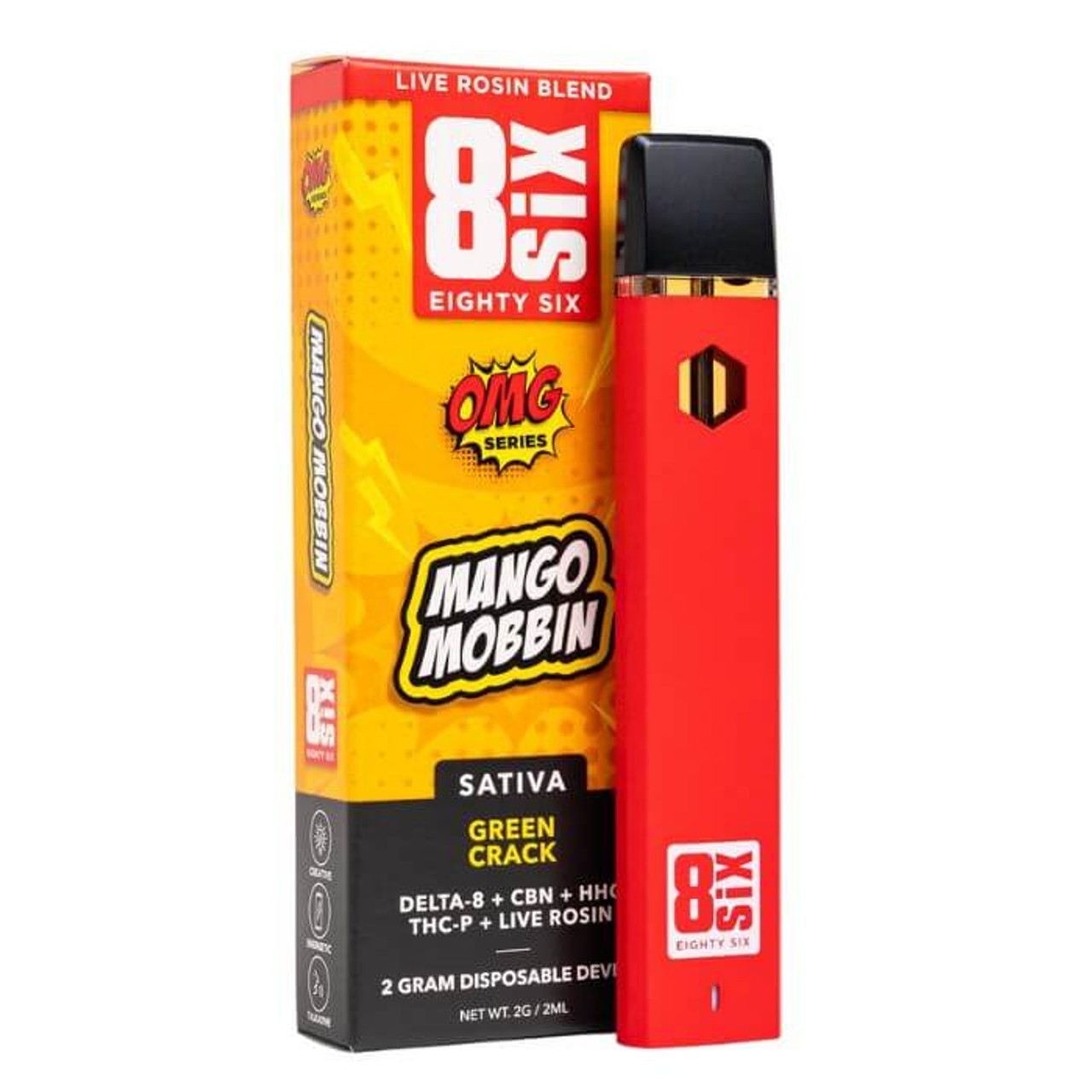 Eighty Six OMG Series Disposable Vape 2G In Karachi -03001597100