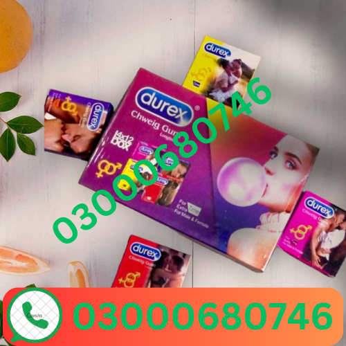 Durex Chewing Gum Long Time For Male & Female Price in Sialkot 03000680746