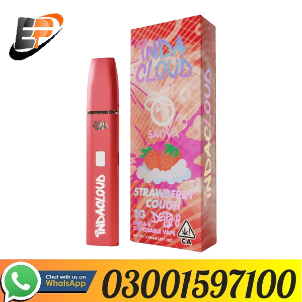 Strawberry Cough Delta 8 Disposable Price In karachi - 03001597100