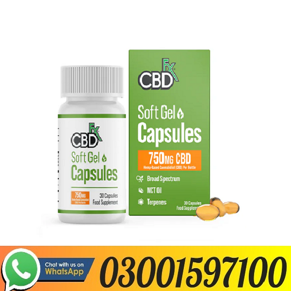 CBDfx 750mg CBD High Strength Capsule Price In Gujranwala - 03001597100